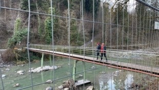 Der alte Steg wird durch einen neuen ersetzt werden.  (Bild: Stadt Dornbirn)