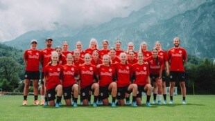 Das Frauen-Team des FC Red Bull Salzburg (Bild: Andreas Schaad - FC Red Bull Salzburg)