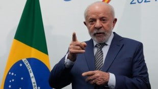 Brasiliens Präsident Luiz Inácio Lula da Silva hat sich als Vermittler zwischen US-Präsident ...