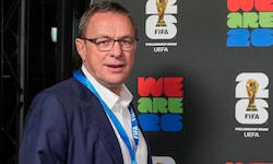 Ralf Rangnick bei der Auslosung in Zürich