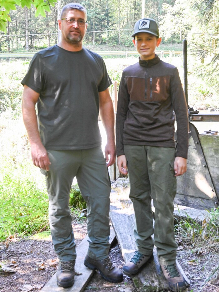 Kurt Koller (44) and his son (13) became lifesavers.