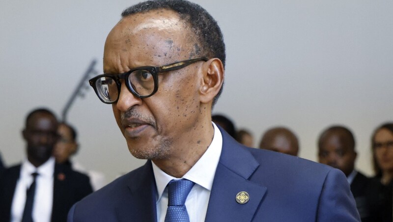 Ruandas Präsident Paul Kagame (Bild: AFP/APA/Ludovic MARIN)