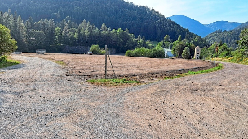 The interim storage facility is to be built on the site of a former sawmill. (Bild: Friedrich Graf-Götz)