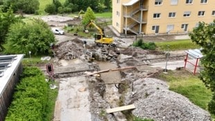 Die Schäden an der Strecke der Übelbacher Bahn waren enorm.  (Bild: StB/Kaiser)