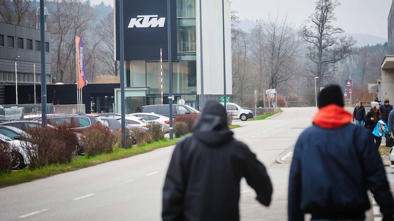 Die Produktion bei KTM steht seit dem 13. Dezember abends still. (Bild: Scharinger Daniel)