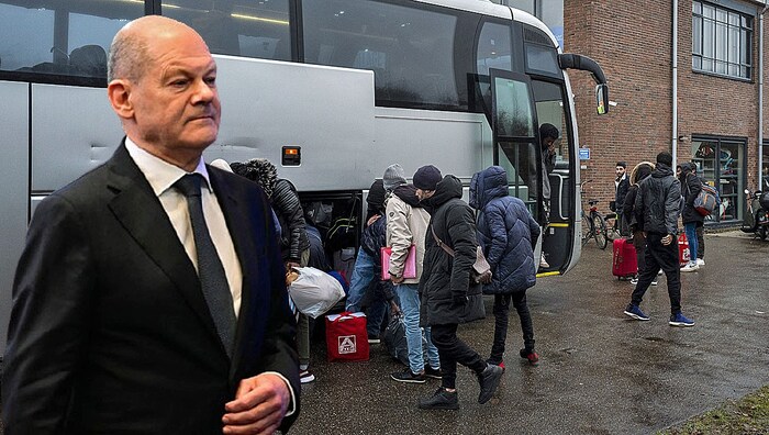 German Chancellor Olaf Scholz wants to wait and see how the situation in Syria develops. But he ...
