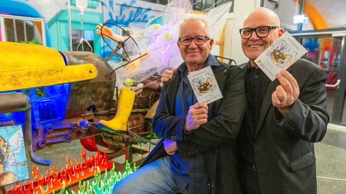 Angelo Makula und Johannes Habich schufen das Kunstwerk.