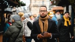 Aboud Alibrahim (31) kam 2015 nach Österreich und ist heute Deutschlehrer in Linz. (Bild: Wenzel Markus)