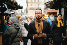 Aboud Alibrahim (31) kam 2015 nach Österreich und ist heute Deutschlehrer in Linz. (Bild: Wenzel Markus)