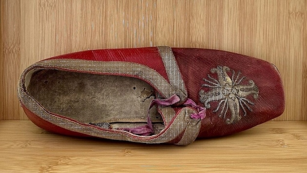 The shoe that once belonged to Pope Pius IX. (Bild: Kloster Sankt Josef)