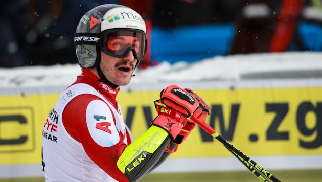 Patrick Feurstein came second in Val d'Isere. (Bild: GEPA/GEPA pictures)