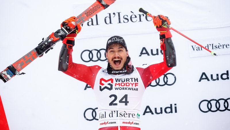 Rang zwei in Val d’Isère war für Riesentorlaufspezialist Patrick Feurstein ein Highlight. (Bild: GEPA)