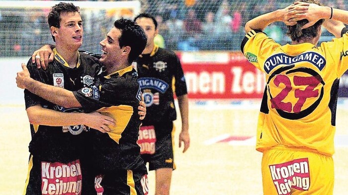 Auch Sturm-Coach Jürgen Säumel trickste vor 20 Jahren beim Grazer Hallenturnier.