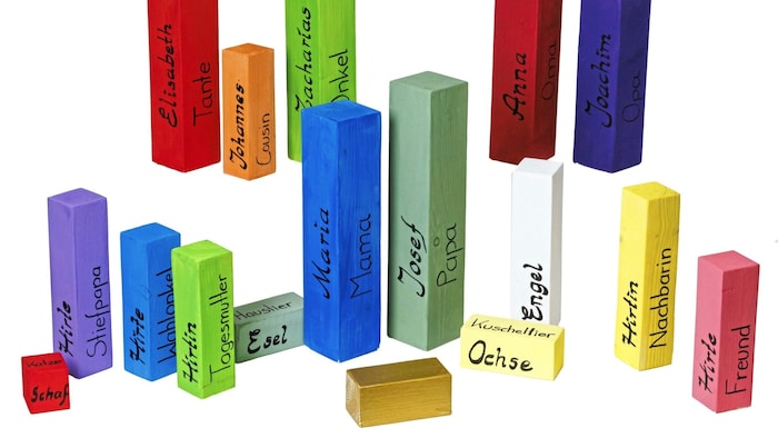 What can a nativity scene look like? The modern building block nativity scene can be found in ...