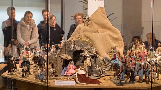 The Kochler crib from 1780 contains 102 figures (Bild: Sonntagsblatt/Gerd Neuhold)