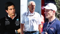 Toto Wolff, Helmut Marko und Alexander Wurz (v.l.n.r.) sind keine Fans des vollen Kalenders. (Bild: GEPA)