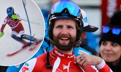 Marco Schwarz fädelte im Finale ein. 
