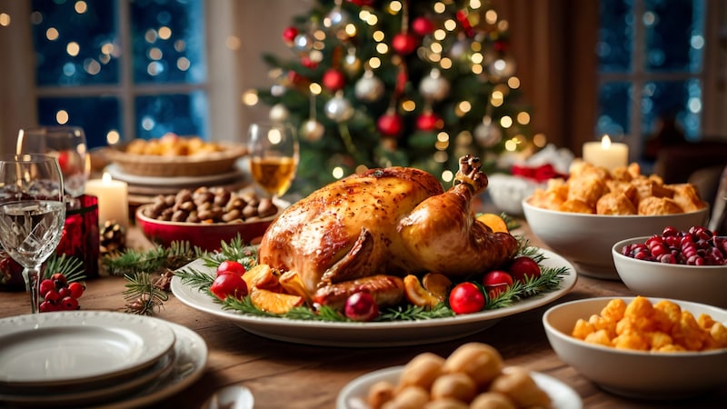 Wenn man weiß, dass abends ein üppiges Essen, etwa bei einer Weihnachtsfeier, ansteht, kann man tagsüber etwas leichter essen – ohne zu hungern. (Bild: stock.adobe.com)