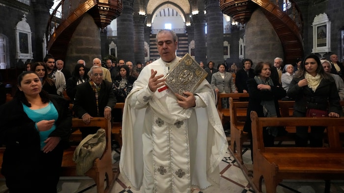 Ein Gottesdienst am Sonntag in Damaskus