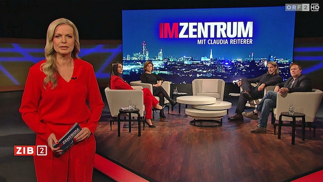 Claudia Reiterer leitete seit Jänner 2017 die Diskussionssendung „Im Zentrum“. (Bild: ORF Sendungen/Screenshot/ORF)