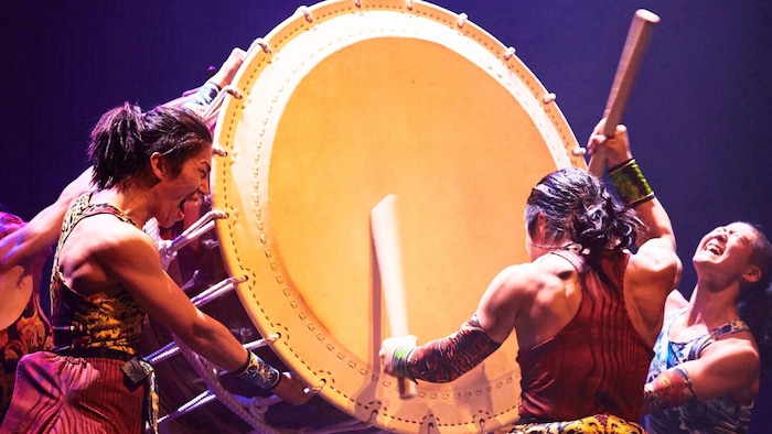 Japanese drumming at the MQ.