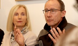 ÖSV-Präsidentin Roswitha Stadlober sowie Gatte und Ramsau-Obmann Alois Stadlober.