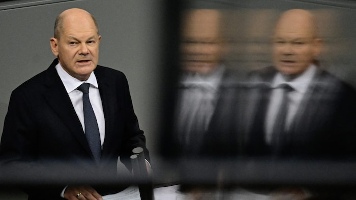 Olaf Scholz verteidigte seine Politik.