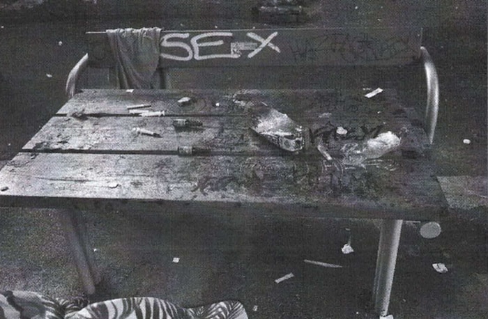 The crime scene in Fritz-Imhoff-Park