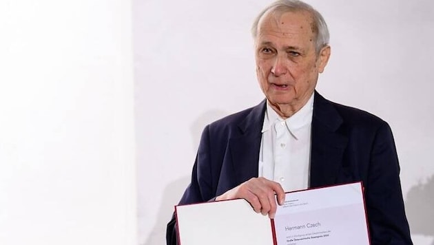 Major award for architect Hermann Czech, 88 (Bild: APA/MAX SLOVENCIK)