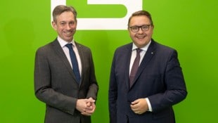 Werner Ressi (links) und Martin Graf leiten die Energie Steiermark die nächsten fünf Jahre.  (Bild: Energie Steiermark)