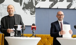Meinhard Lukas, LIVA-Aufsichtsratsvorsitzender, und Dietmar Prammer, geschäftsführender ...