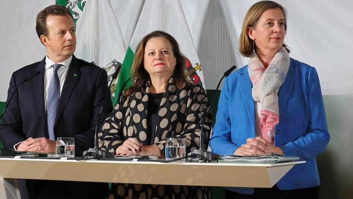Zwei „Ressort-Gewinner“ und ein neues Gesicht: Das ÖVP-Duo Kornhäusl und Eibinger-Miedl ...