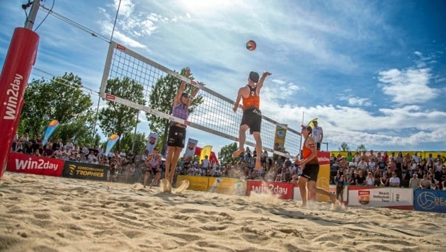 Sporty visitors will get their money's worth with beach volleyball. (Bild: Gert Nepel)