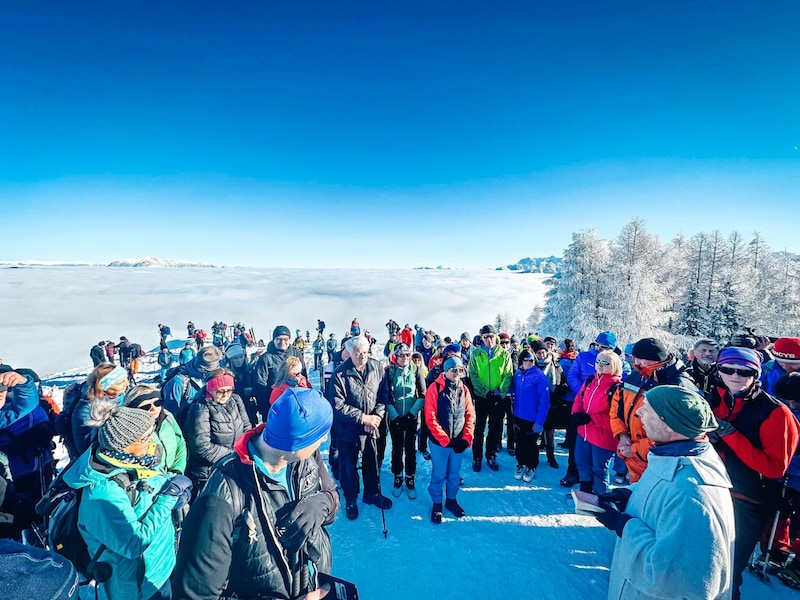 Der Andrang bei den Adventwanderungen ist immer groß. (Bild: Wallner Hannes)