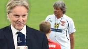 Jan-Age Fjörtoft (li.) trauert um Didi Constantini (re.).