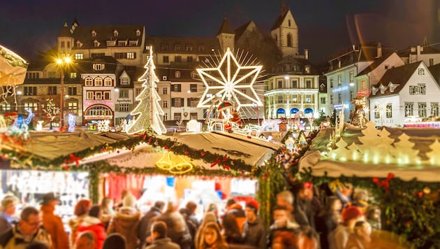 Wer den Basler Weihnachtsmarkt besucht, sollte sich viel Zeit nehmen, um die zahlreichen schönen Details zu entdecken. (Bild: Flavio Vallenari)