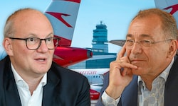 Auch Julian Jäger (li.) und Norbert Draskovits (re.) ist die Luftverkehrssteuer ein Dorn im ...