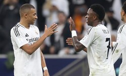 Real konnte sich auf Kylian Mbappe (l.) und Vinicius Junior verlassen.
