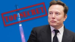 Manch SpaceX-Geheimnis blieb Musk bislang verwehrt. (Bild: Krone KREATIV/APA/Getty Images via AFP/GETTY IMAGES/Andrew Harnik, APA/AFP/CHANDAN KHANNA, pixel99 – stock.adobe.com)