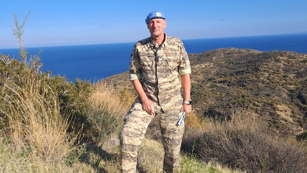 Uwe Giermaier is now stationed in Cyprus for the second time in the service of the UN. (Bild: zVg)