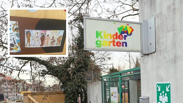 The incident took place at the ORF company kindergarten in Vienna. The ÖVP-affiliated organization Kiwi runs the site. (Bild: Krone KREATIV/Martin A. Jöchl, Privat)