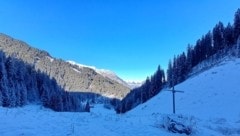 Winterliches Montafon: Blick von der Alpe Sanüel hinunter ins Tal. (Bild: Bergauer Rubina)