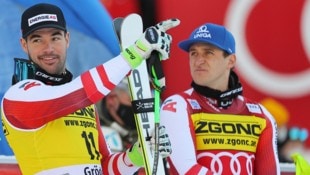 Vincent Kriechmayr (li.) und Matthias Mayer (Bild: GEPA/GEPA pictures)