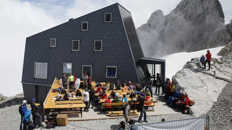 Die 2019 neu eröffnete Seethalerhütte ist die höchstgelegene Hütte Oberösterreichs (Bild: Herbert Raffalt)