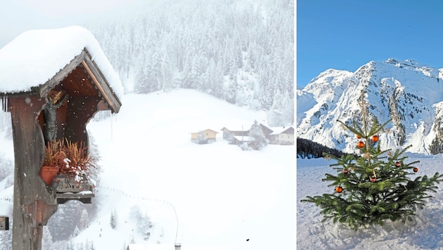 After many years, the Christ Child has a great Christmas present for Tyrol this year - lots of snow! (Bild: Peter Freiberger, Christof Birbaumer)