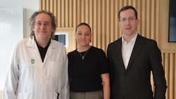 Leiter im LKH Hochsteiermark: Gerhard Bratschitsch (Unfallchirurgie), Christina Hochreiter (Pflege) und Gerhard Posch (Urologie)  (Bild: Traby Jakob)