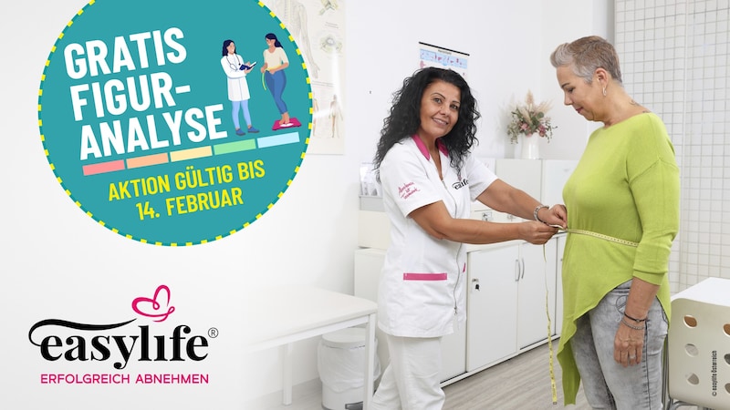 Endlich erfahren, warum das Abnehmen bisher scheiterte und wie schnell es mit der easylife-Therapie gelingt. (Bild: easylife)