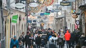 Die Frequenz in Innenstädten ist laut Handel recht hoch.