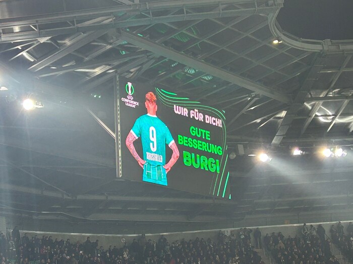 A sign from the club.