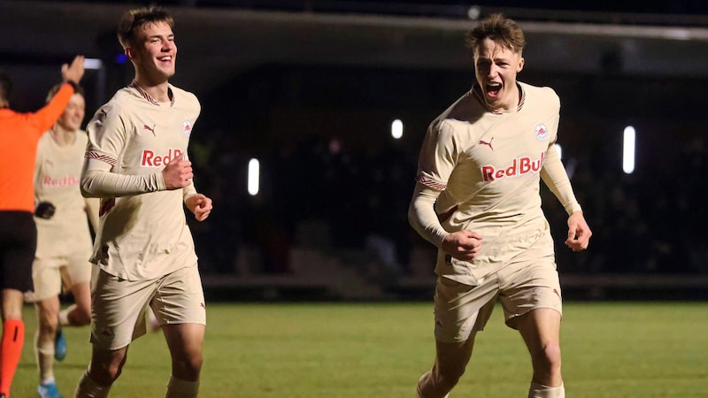 Verhounig (right) is Salzburg's top scorer. (Bild: Tröster Andreas)